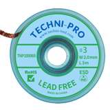 Solder Wick, Lead Free, 0.08"x10 ft, Size #3, Green Label redirect to product page